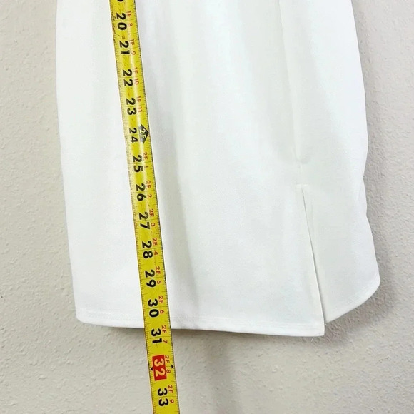 NWT Lulus Party for Two Ivory / White Asymmetrical Bodycon Mini Dress size XS - Picture 11 of 15